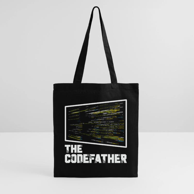 The Codefather Programmer Coding Coder Funny Stoffbeutel
