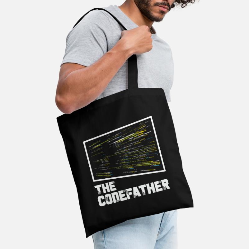 The Codefather Programmer Coding Coder Funny Stoffbeutel