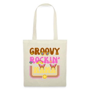 GROOVY ROCKING MAMA 70s - Sac en tissu - nature - Devant