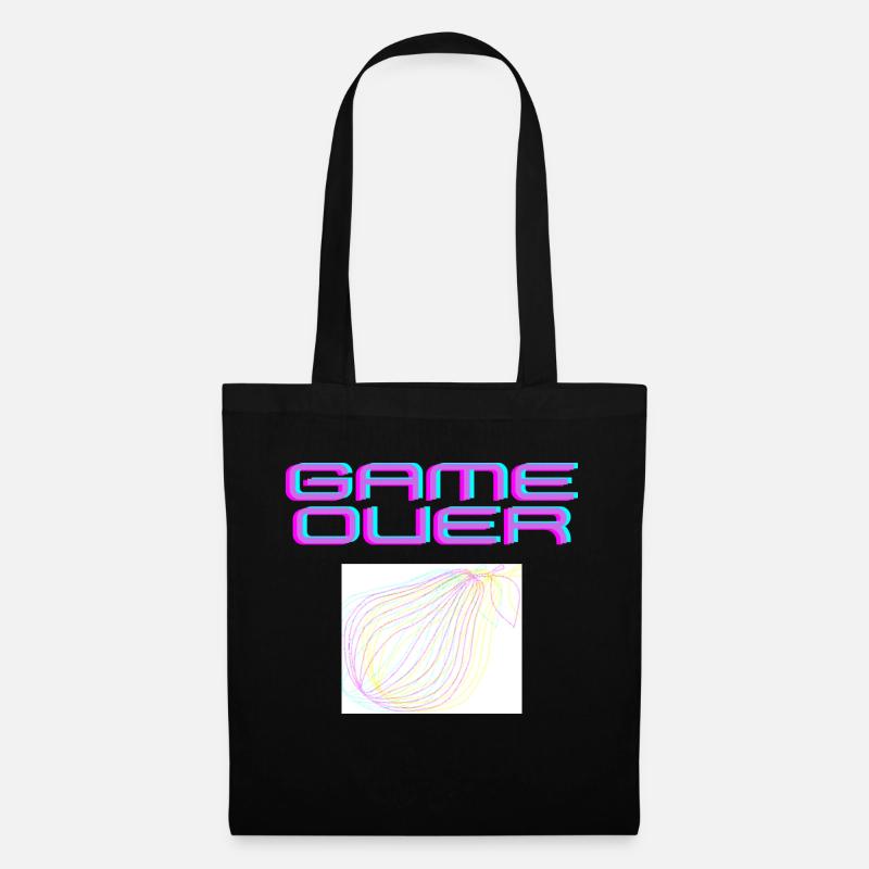 Game OVER - Stoffbeutel - Schwarz