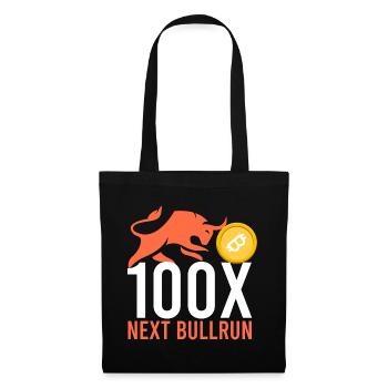100x prochain Bullrun - Sac en tissu - noir - Devant