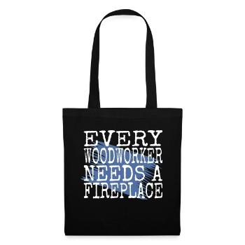 hearbeat lumberman a carpenters prayer tshirts - Tote Bag - black - Front