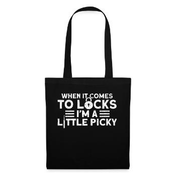 Locksmith Lock Cracking Lockwork - Tote Bag - black - Front