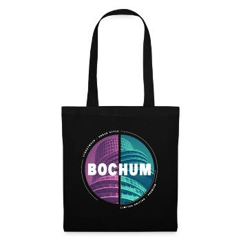Bochum Deutschland Stadt Skyline Heimat Liebe - Stoffbeutel - Schwarz - Vorne