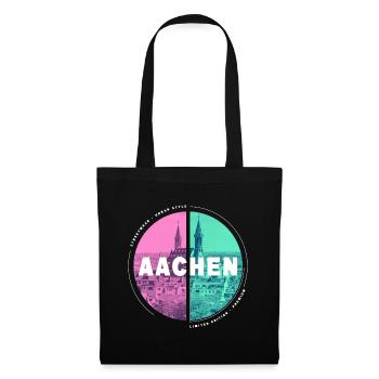Aachen Germany City Skyline Home Love - Tote Bag - black - Front