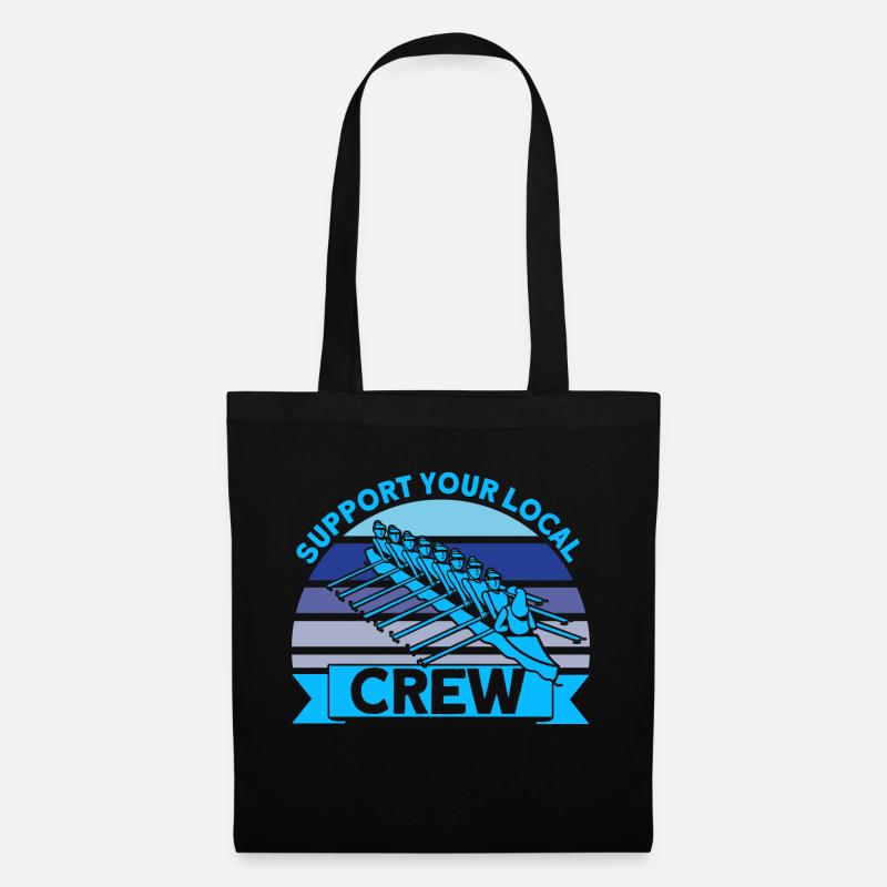 Équipe Aviron Aviron Équipe Aviron Équipe - Sac en tissu - noir