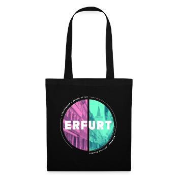Erfurt Germany City Skyline Home Love - Tote Bag - black - Front