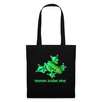 Giftfrosch - Stoffbeutel - Schwarz - Vorne