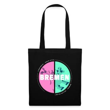 Brême Allemagne Ville Skyline Accueil Amour - Sac en tissu - noir - Devant