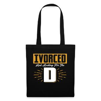 Ivorced And Looking For The D Divorce Divorcee - Tote Bag - black - Front