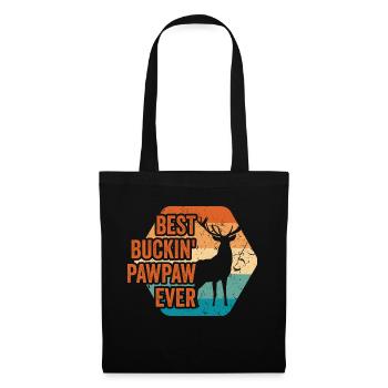 Best Buckin' Pawpaw ever - Tote Bag - black - Front
