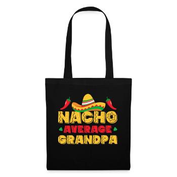 Cinco de Mayo Nacho Durchschnittlicher Opa Mexikan - Stoffbeutel - Schwarz - Vorne