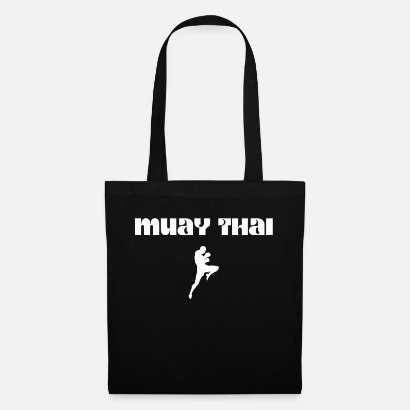Muay Thai - Stoffbeutel - Schwarz