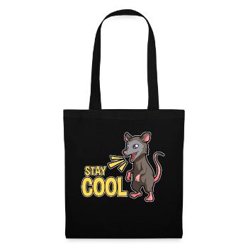 Possum design for opossum lovers and possum - Tote Bag - black - Front