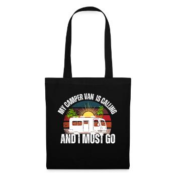 My motorhome is calling me - Tote Bag - black - Front