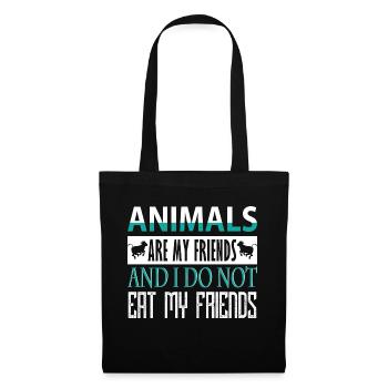 vegan t-shirt - Tote Bag - black - Front