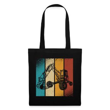 Excavator - Tote Bag - black - Front