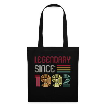 Birthday Legendary Since 1992 - Tote Bag - black - Front