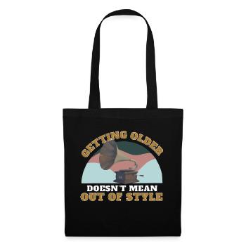 50 years of Getting older doesn't mean out of style - Tote Bag - black - Front