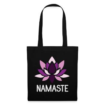 Namaste - Yoga Gift Idea - Tote Bag - black - Front