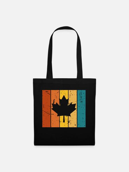 Canada cadeau Vintage - Sac en tissu - noir