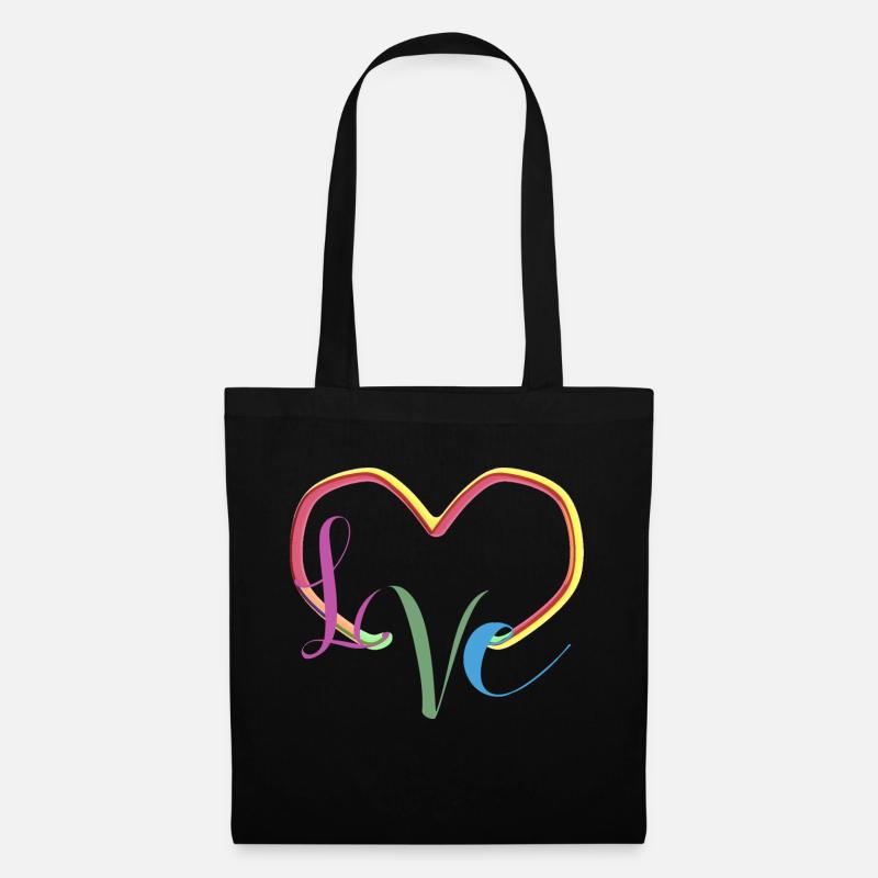 L♡VE - Tote Bag - black