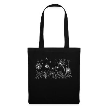 Minimalist flowers - Tote Bag - black - Front