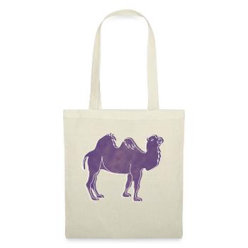 "Camel", Boho Line Art Design, Series "Desert" - Tote Bag - nature - Front
