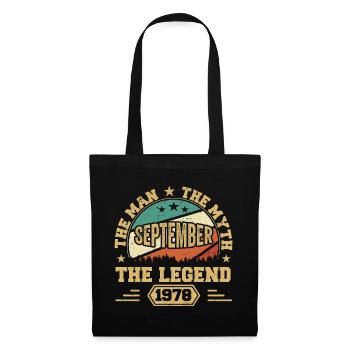 Legendary since September 1978 Retro 1978 September - Tote Bag - black - Front