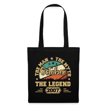 October 2007 Birthday Present 2007 October - Tote Bag - black - Front