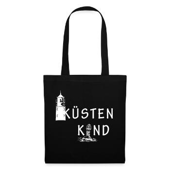 Küstenkind - Stoffbeutel - Schwarz - Vorne