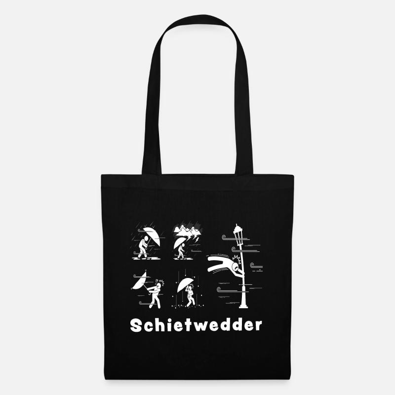Schietwedder - Stoffbeutel - Schwarz