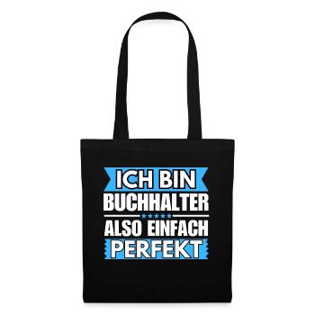 Einfach ein Perfekter Einfach ein Perfekter - Stoffbeutel - Schwarz - Vorne