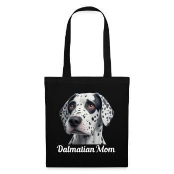 Maman dalmate - Sac en tissu - noir - Devant