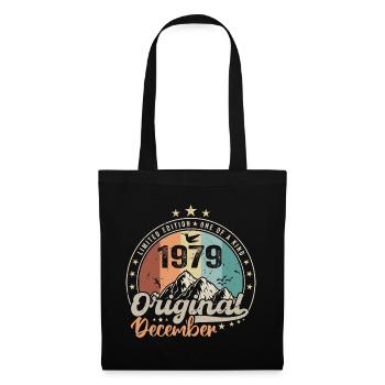 December 1979 Birthday Gift - December 1979 - Tote Bag - black - Front