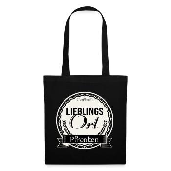 Lieblingsort Pfronten - Stoffbeutel - Schwarz - Vorne