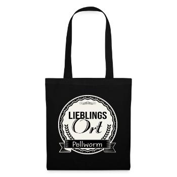 Lieblingsort Pellworm - Stoffbeutel - Schwarz - Vorne