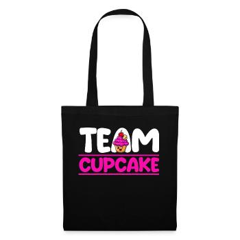 Cuisson des cupcakes - Sac en tissu - noir - Devant