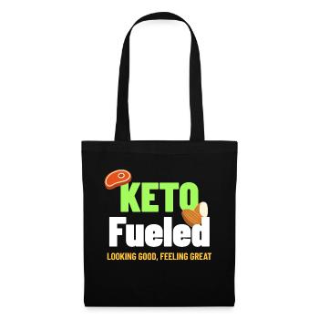 Keto Fueled Looking Good Feeling Great - Tote Bag - black - Front