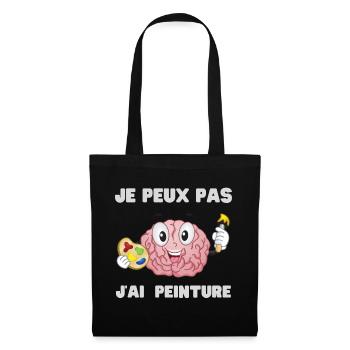 I Can't I Have Humor Painting Gift - Tote Bag - black - Front