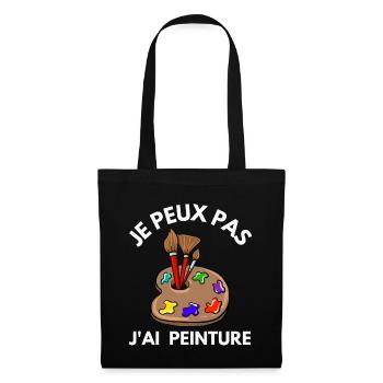 I Can't I Have Humor Painting Gift - Tote Bag - black - Front
