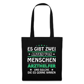 Physician Assistant Gift - Two Types of... Design - Tote Bag - black - Front