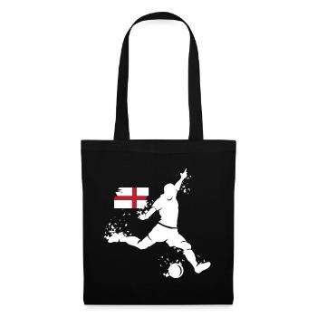 Football England Fan Player Blast Équipe - Sac en tissu - noir - Devant