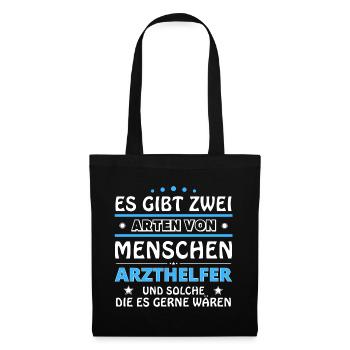 Physician Assistant Gift - Two Types of... Design - Tote Bag - black - Front