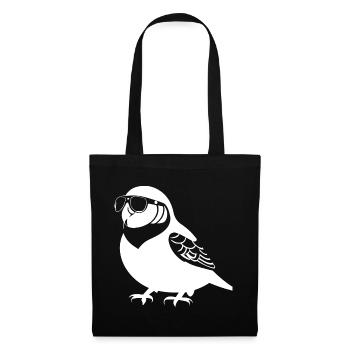 Lustiger Vogel mit Sonnenbrille Cool Bourke's Parak - Stoffbeutel - Schwarz - Vorne