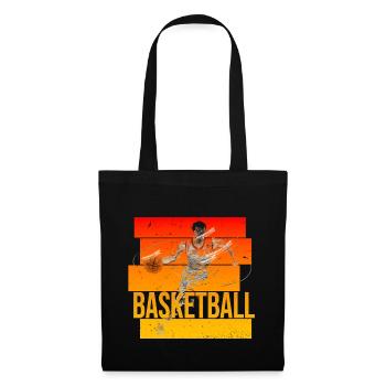 Basketball - Stoffbeutel - Schwarz - Vorne