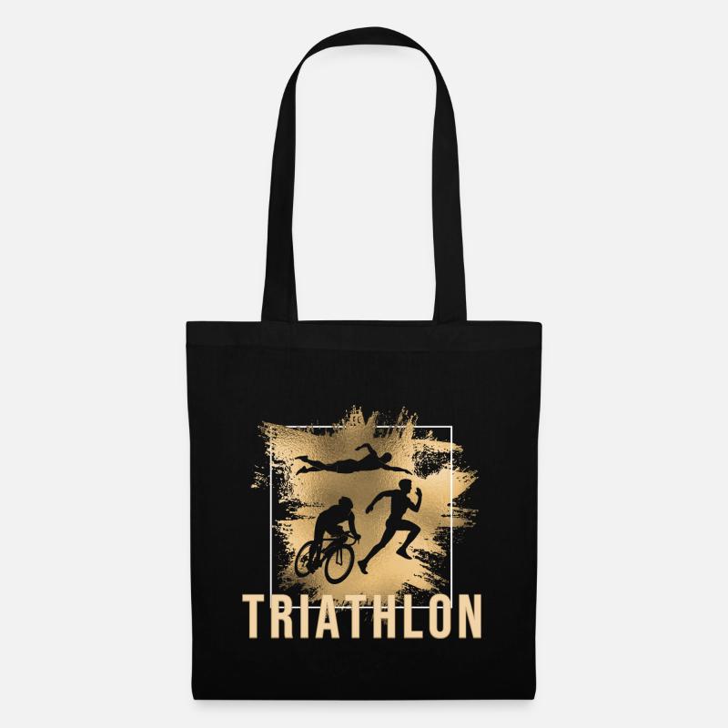 Triathlon - Stoffbeutel - Schwarz