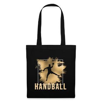 Handball - Stoffbeutel - Schwarz - Vorne