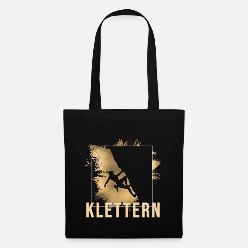 Klettern - Stoffbeutel - Schwarz