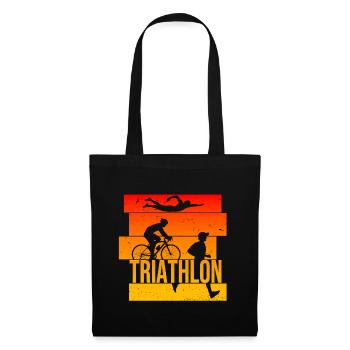 Triathlon - Stoffbeutel - Schwarz - Vorne